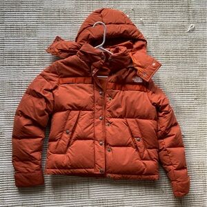 The North Face Women's Orange Puffer Jacket